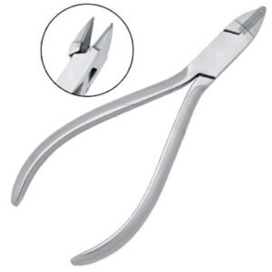 Wire Bending Plier With 1 Groove 12.5cm Slim Beak T/C