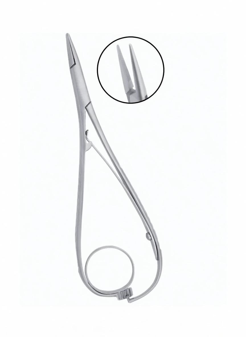 Mathieu Needle Holder 14cm Extra Fine Beak, With Ring